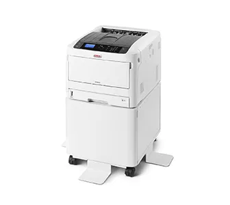 OKI C824dn - Printer - farve - Duplex - LED - A3 - 1200 x 600 dpi - op til 26 spm (mono) / op til 26 spm (farve) - kapacitet: 400 ark - USB 2.0, Gigabit LAN, USB 2.0 vært
