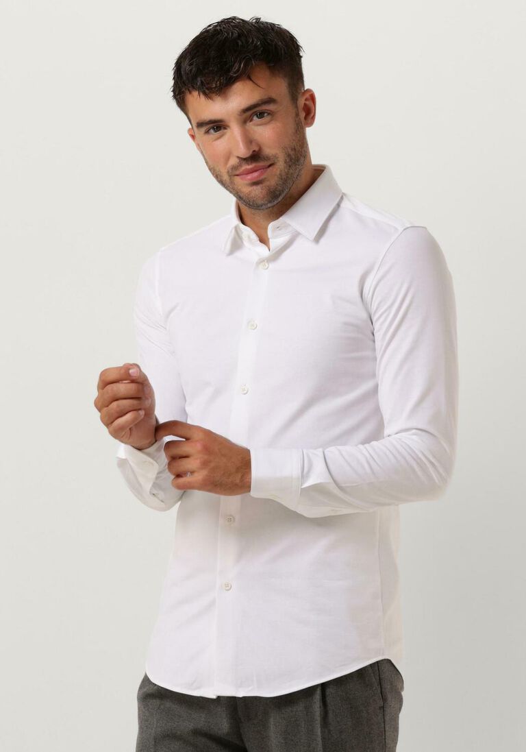 BOSS witte boss klassiek overhemd p-hank-s-kent-c1-222