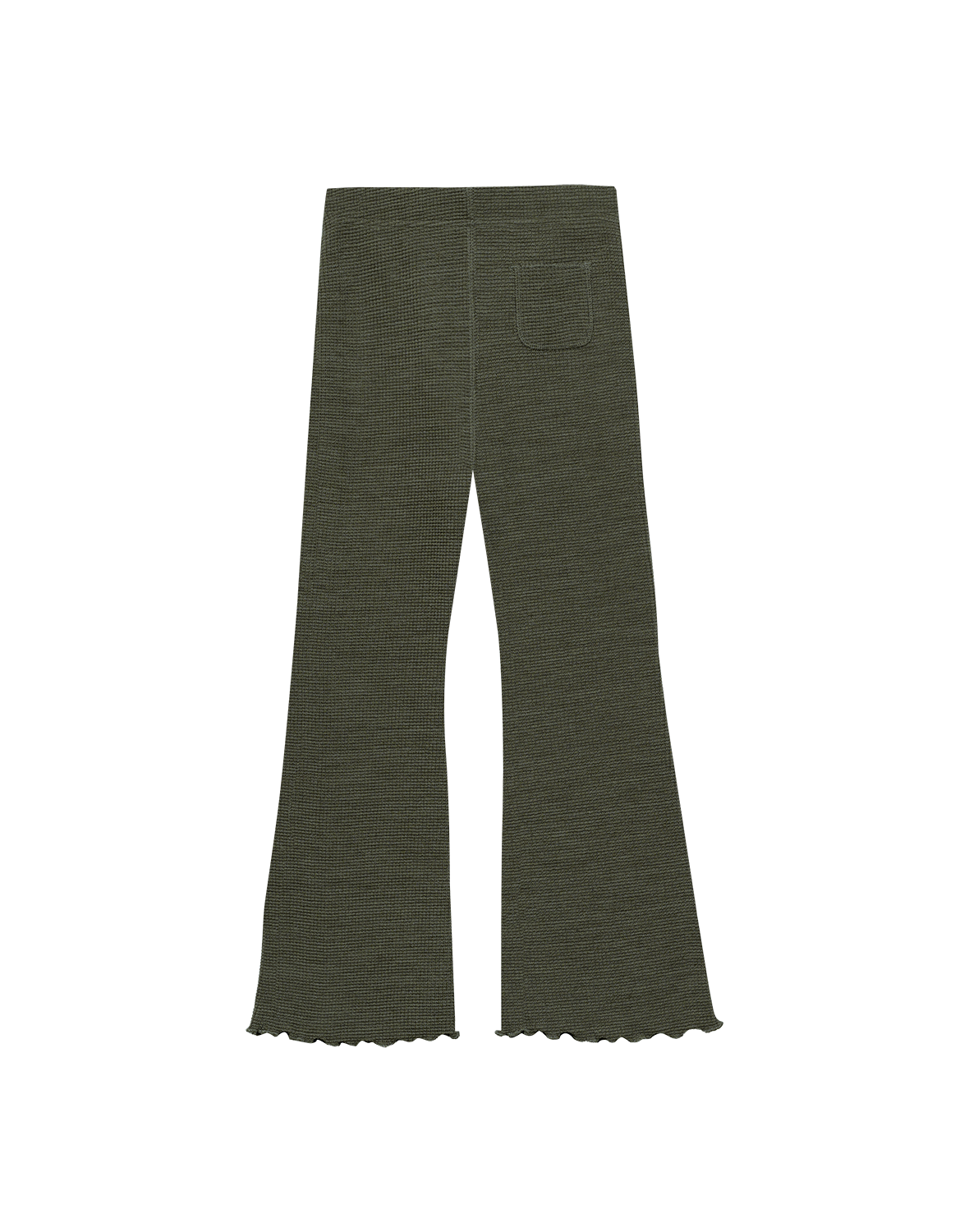 Broek met wafelpatroon in merinowol voor kinderen