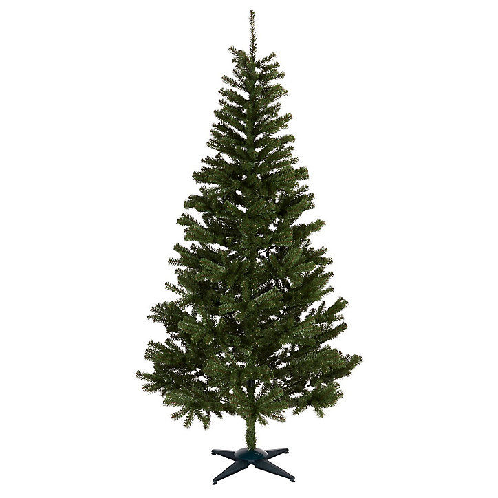 Sapin artificiel coloris vert H.228 cm support inclus