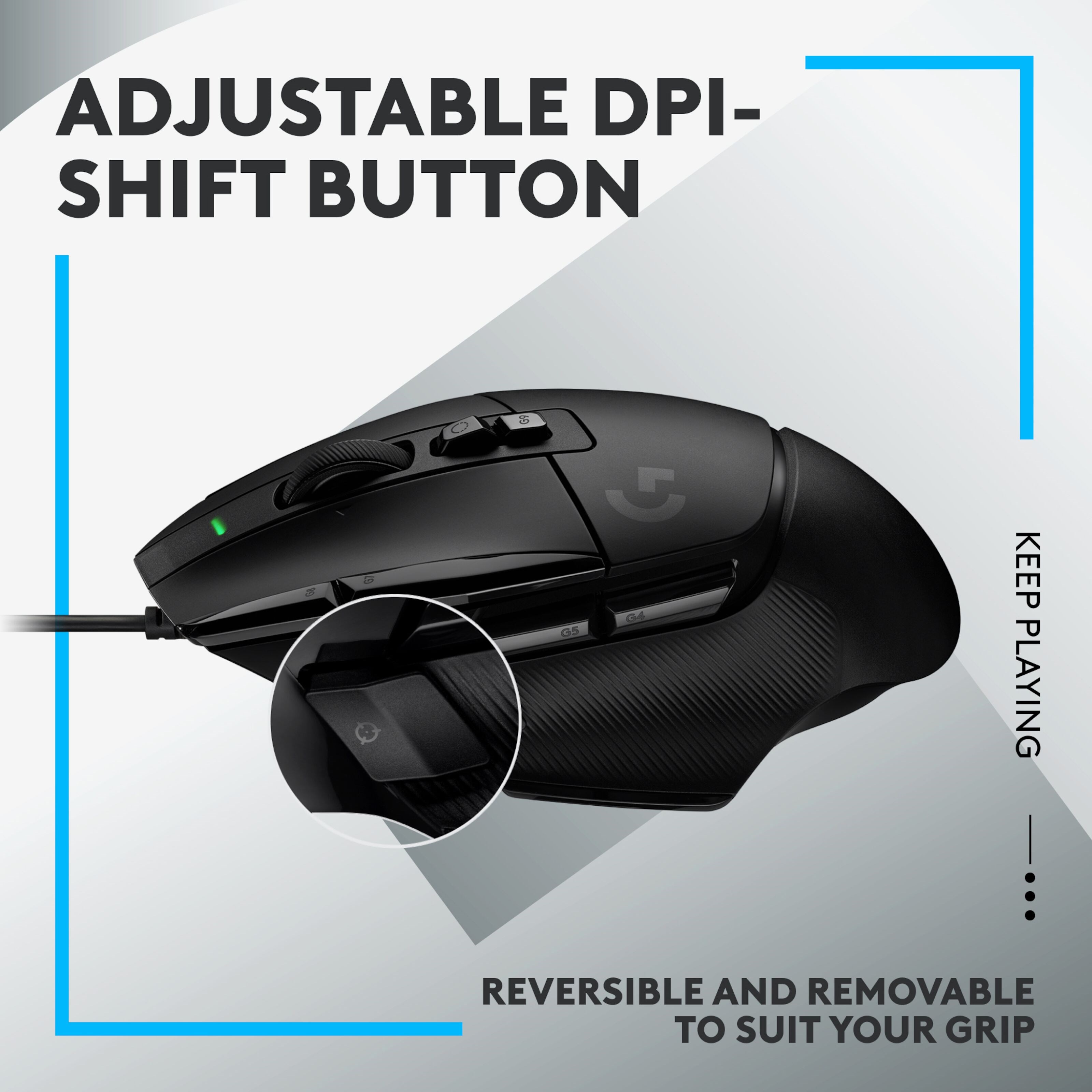 Logitech G 502 X Kablet gamingmus Svart