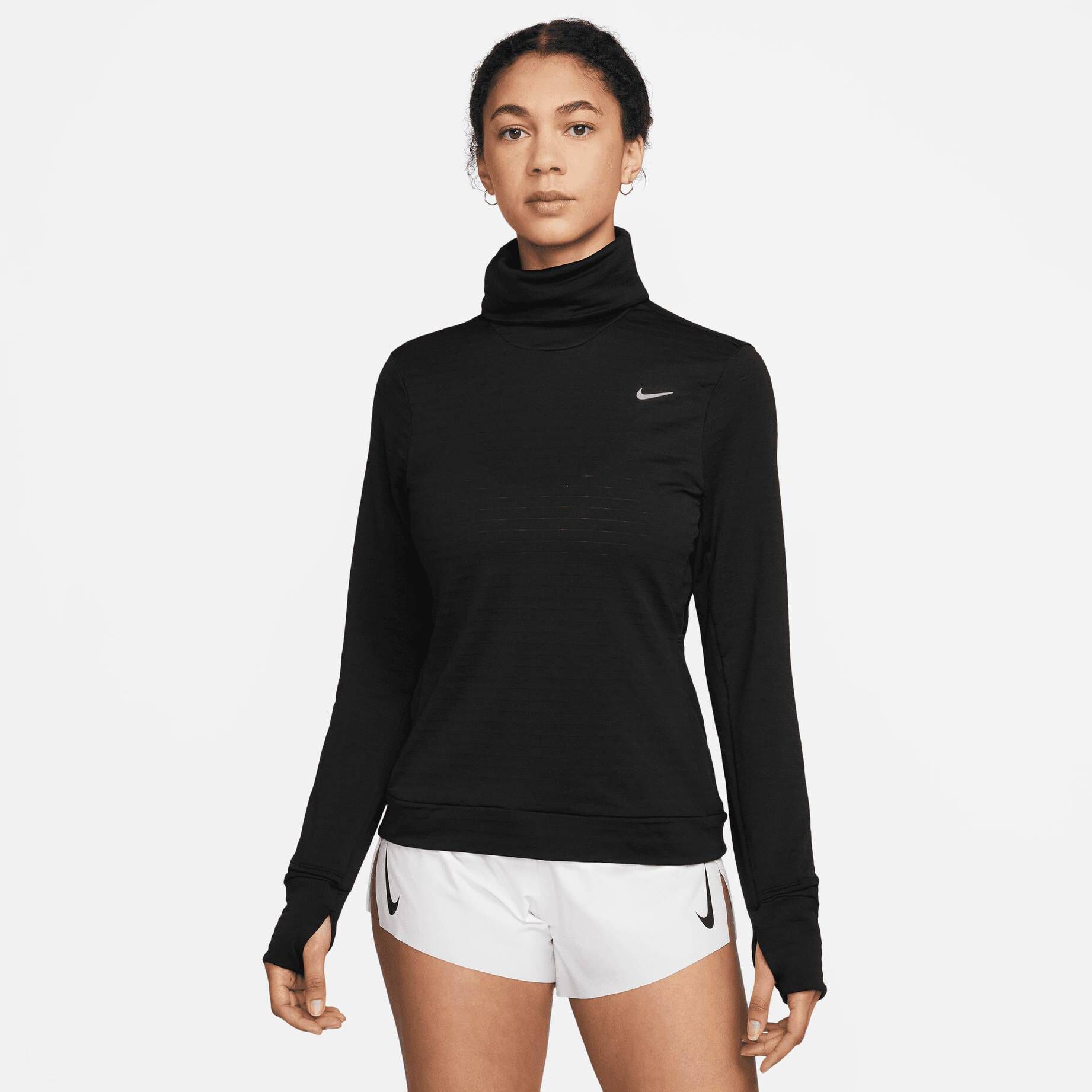 Nike| Damen Laufshirt mit Rollkragen THERMA-FIT SWIFT