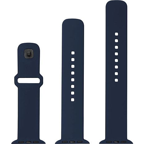 Fixed Silicon Sporty Strap silikonerem til Apple Watch - blå