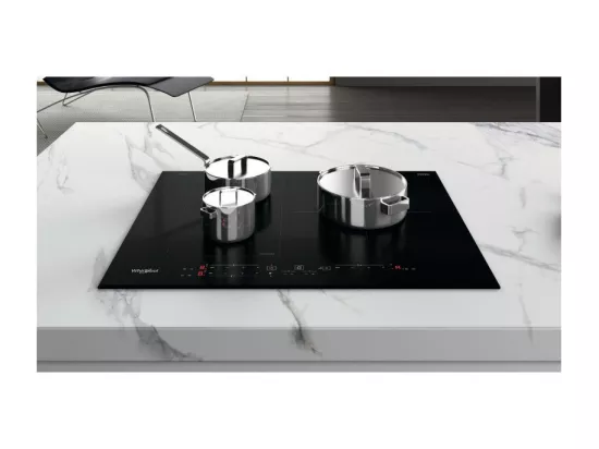 Whirlpool Table de cuisson à induction 65cm 3 feux 7200w noir - wlb3965bfixl