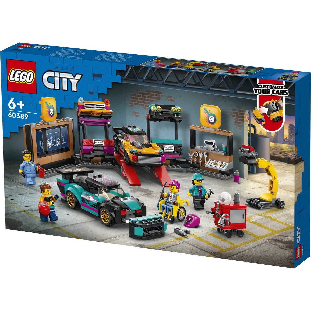 Le garage de customisation Lego City 60389