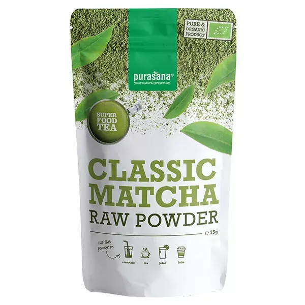 Pó orgânico Purasana Matcha Classic 75g