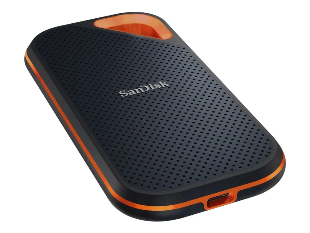 SanDisk Extreme PRO Portable - SSD - krypteret - 2 TB - ekstern (bærbar) - USB 3.2 Gen 2x2 - 256-bit AES - for Intel Next Unit of Computing 13 Pro Kit - NUC13ANHi5