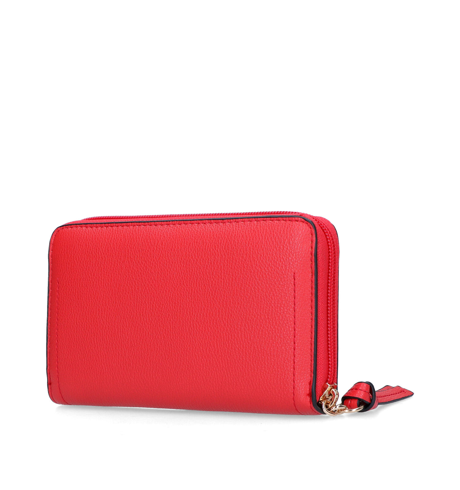 Ritsportemonnee rood