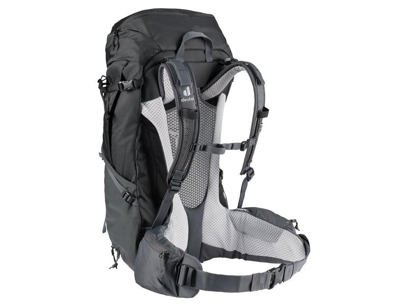 deuter Wanderrucksack Futura Pro 38 SL, Black/Graphite Rucksack für Mehrtagestouren