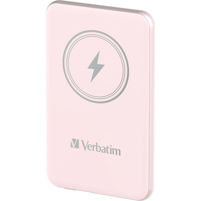 Verbatim Charge 'n' Go Lithium Polymère (LiPo) 5000 mAh Recharge sans fil Rose
