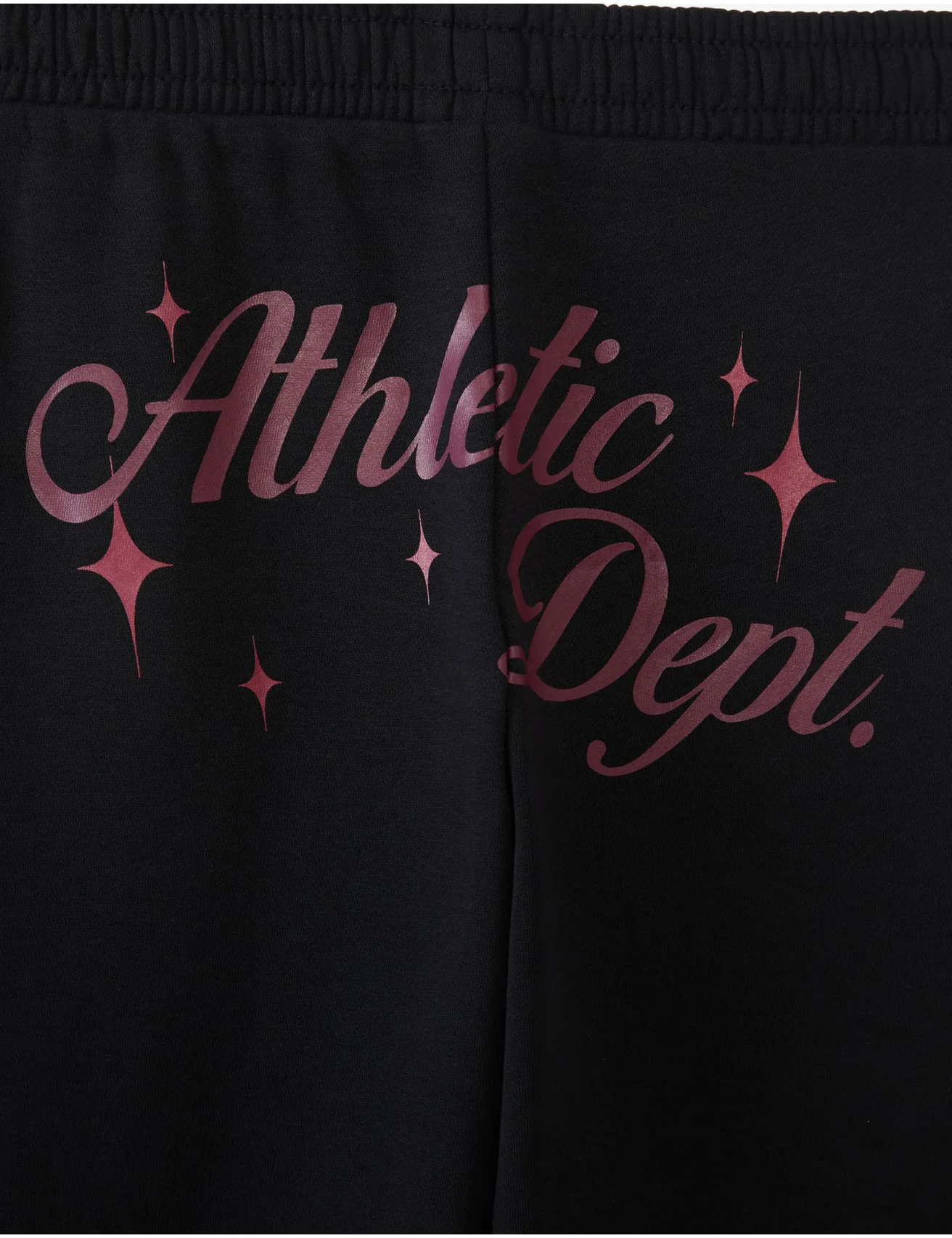Jogging cargo avec message noir