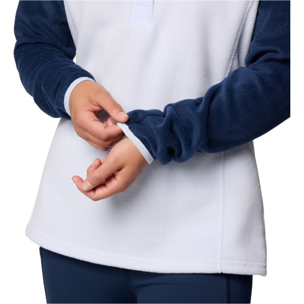 Sweat polaire COLUMBIA W BENTON SPRINGS 1/2 SNAP PULL OVER II COLLEGIATE NAVY/SNOWDRIFT