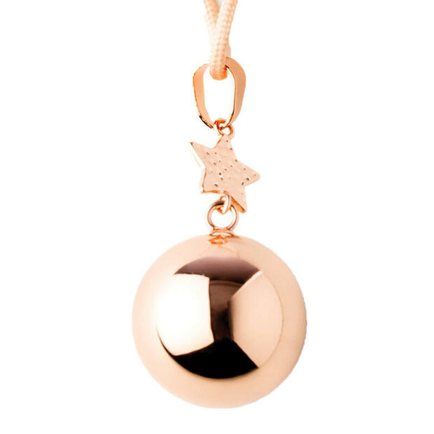 Bijou de grossesse Bola Or rose et étoile assortie - BOLA