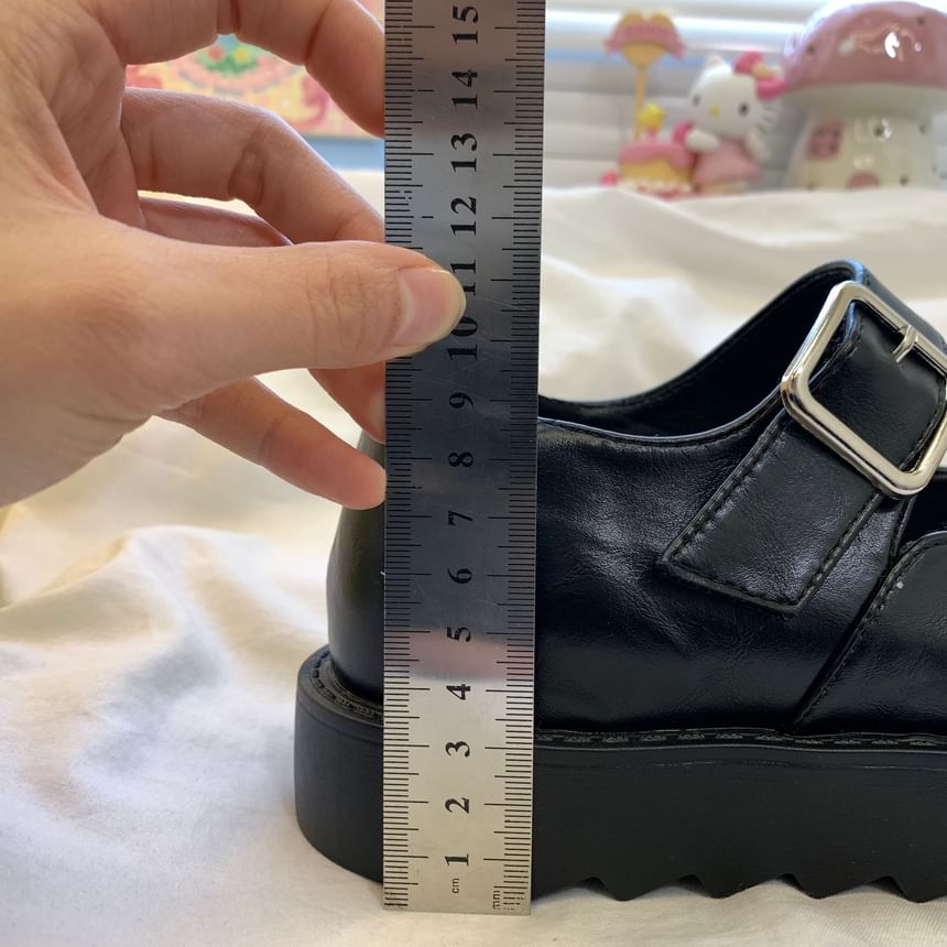 DURAC - Kunstleren Mary Jane-schoenen