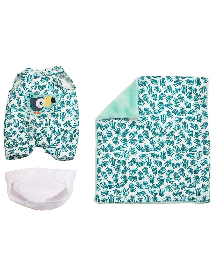 Stoff-Puppe BABY – ARI mit Tragekorb (22 cm) 5-teilig