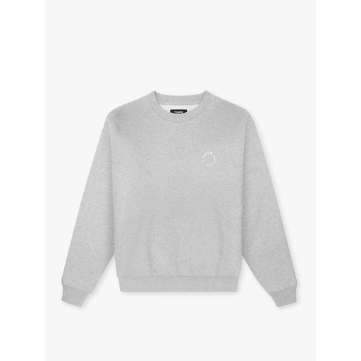 7 DAYS Active Organic Regular Crewneck Sweatshirt, Heather Grey, L