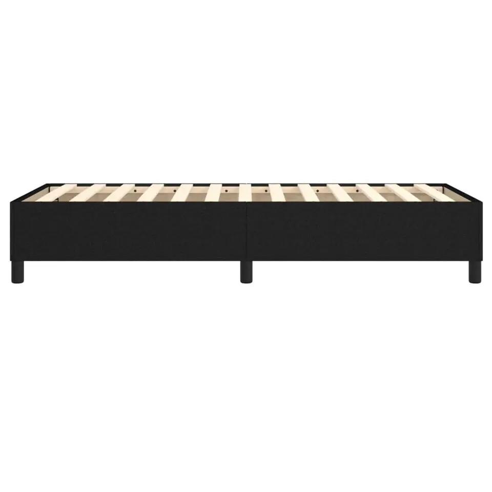 vidaXL - Bed frame zonder matras - Zwart - Stof - 90x200 cm