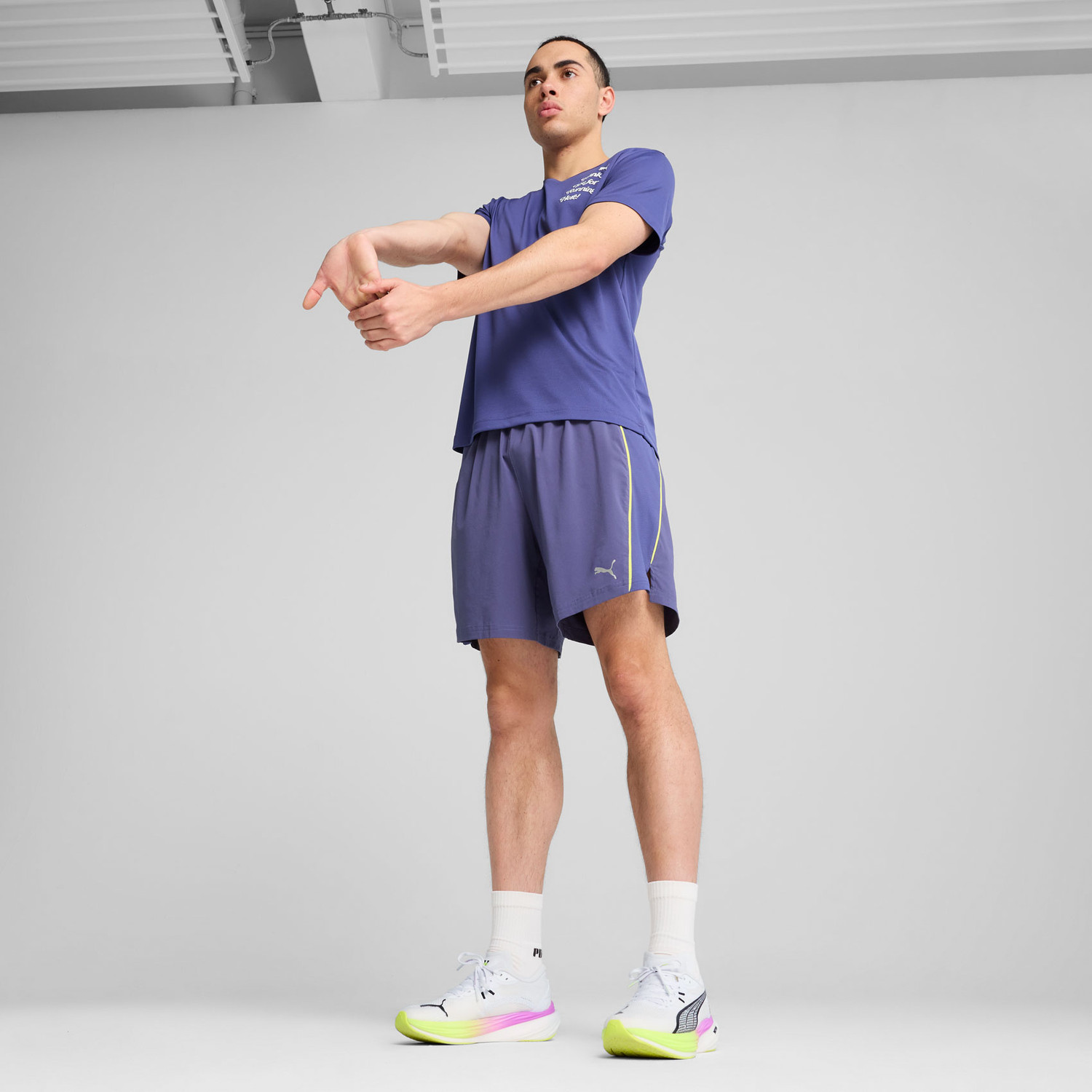 Puma Running Slogan T-Shirt Heren