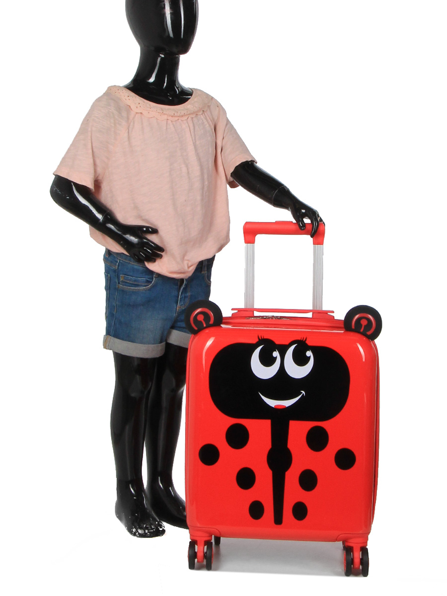 Valise Snowball Kids Coccinelle 50 cm