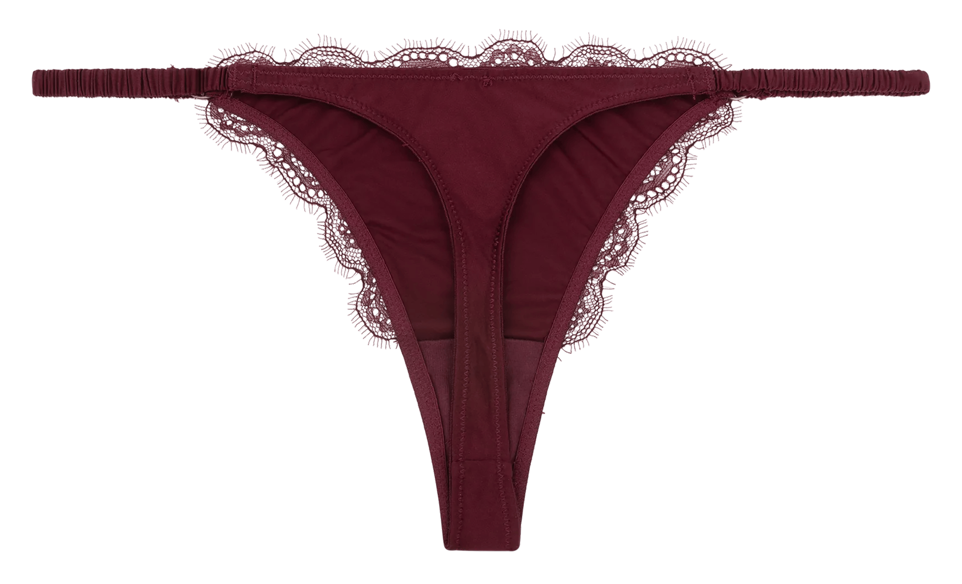 ROOMIE - String en dentelle | Rouge