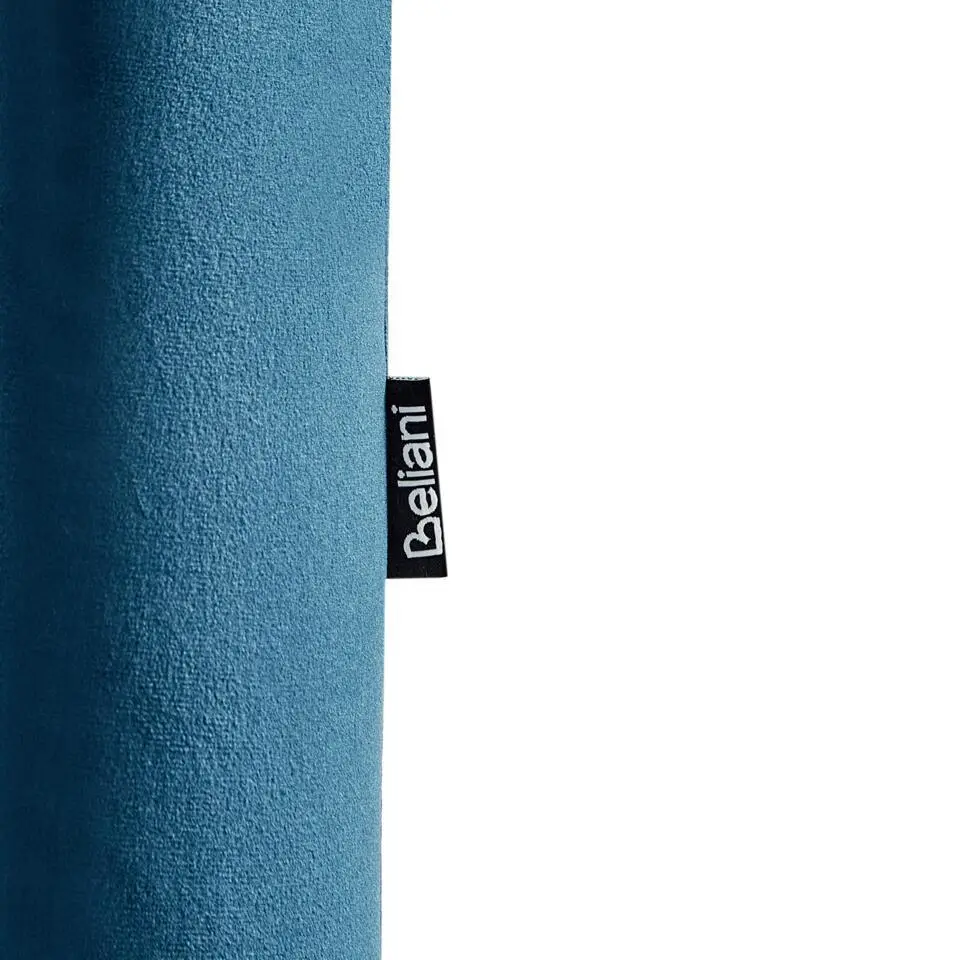 LARVIK - Fauteuil - Blauw - Fluweel