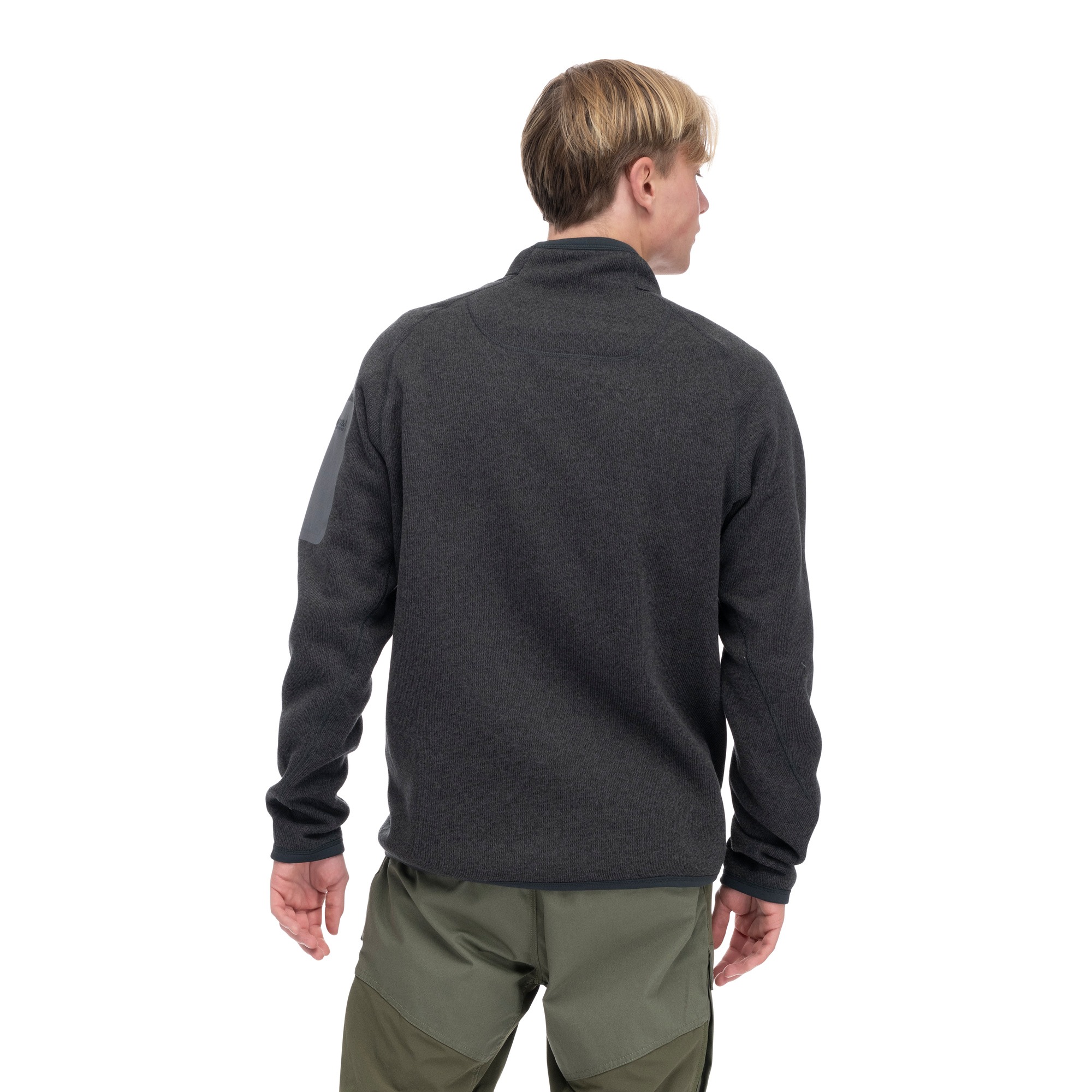 Kamphaug Knitted Jacket Herre Dark Shadow Grey