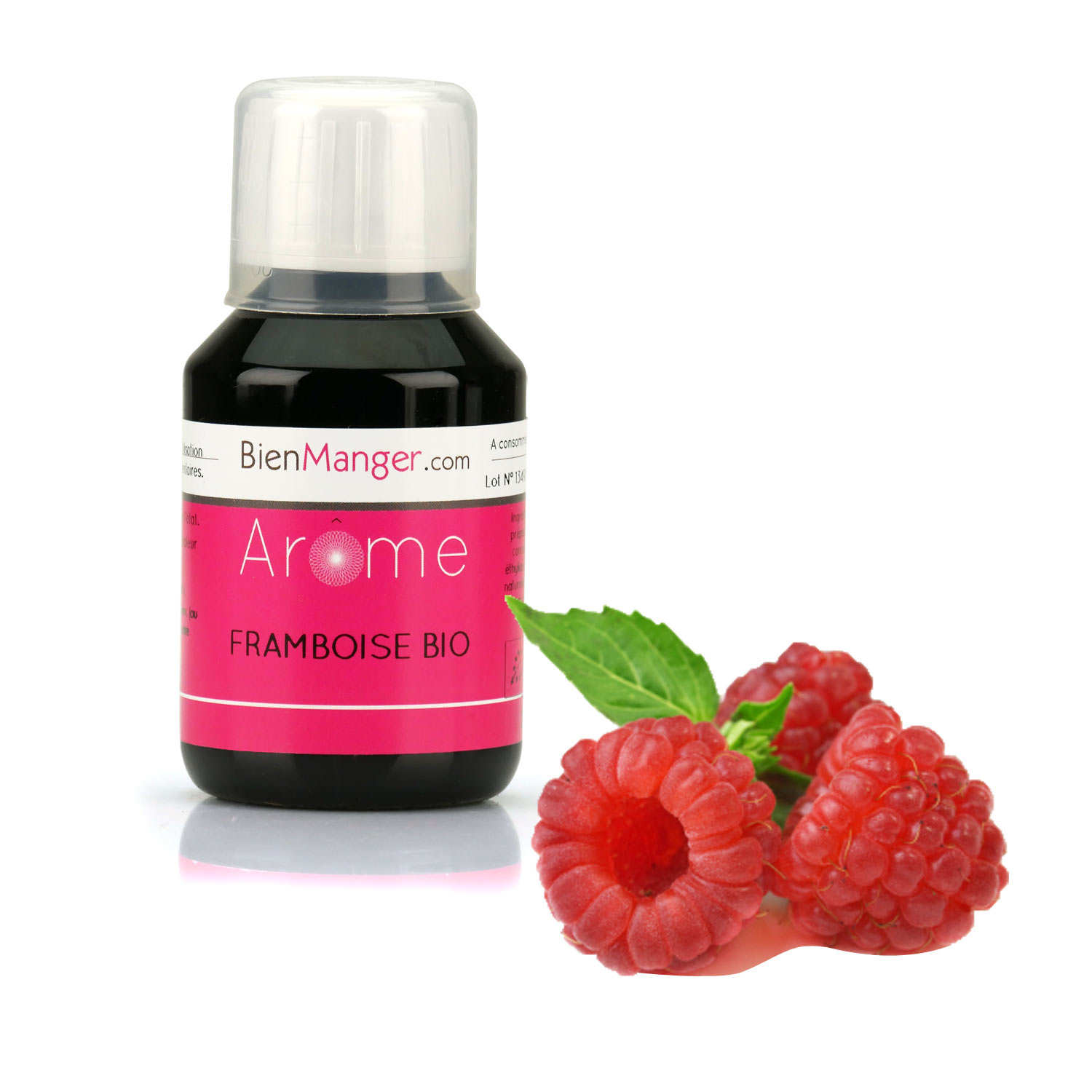 Arôme alimentaire de framboise bio