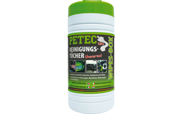 Petec Wipes-Box Reinigungstücher 120 Stück