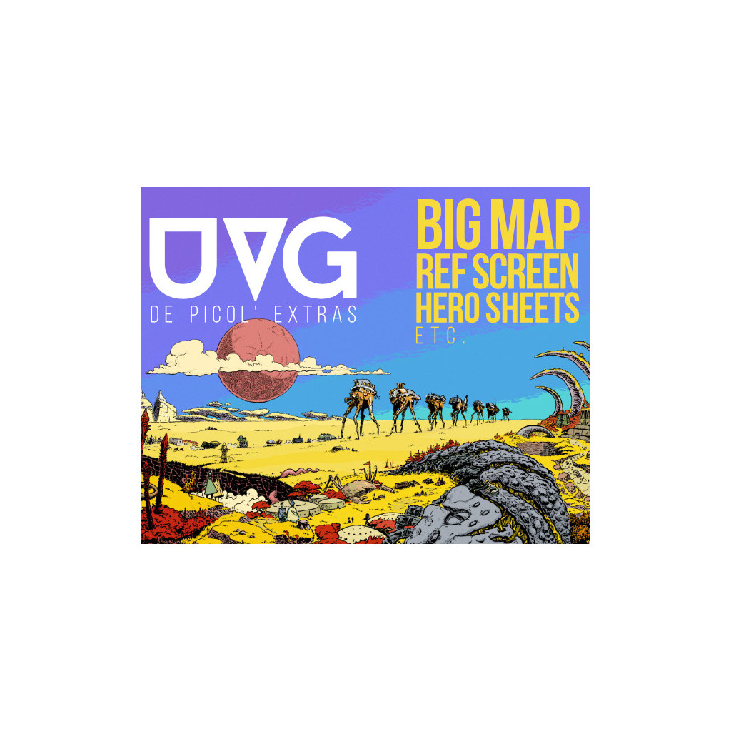 Ultra Violet Grasslands RPG 2.0 GM Screen