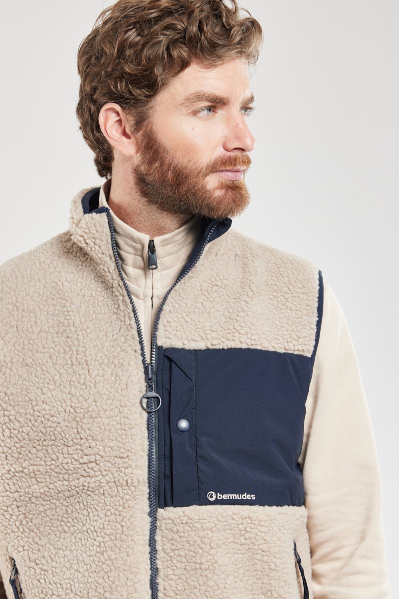 Polaire réversible sherpa HIPSTOP
