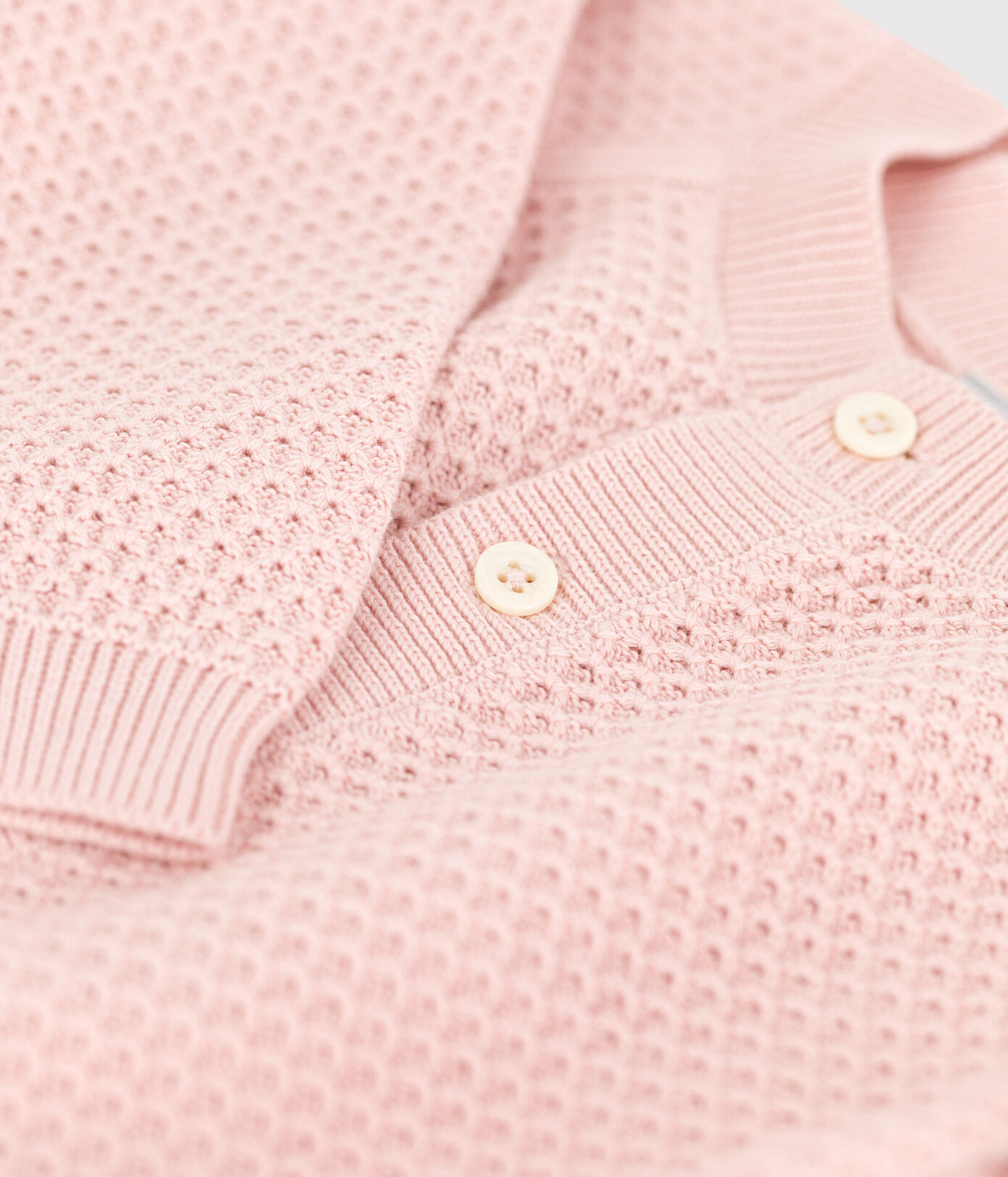 Cardigan bébé en tricot en coton