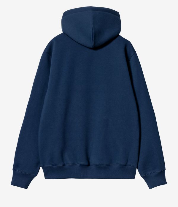 Carhartt WIP Basic Hoodie (ink air yellow) online kaufen | skatedeluxe