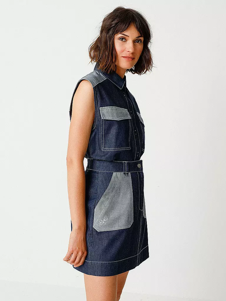SKFK Jeansrock DEMIKU dunkelblau