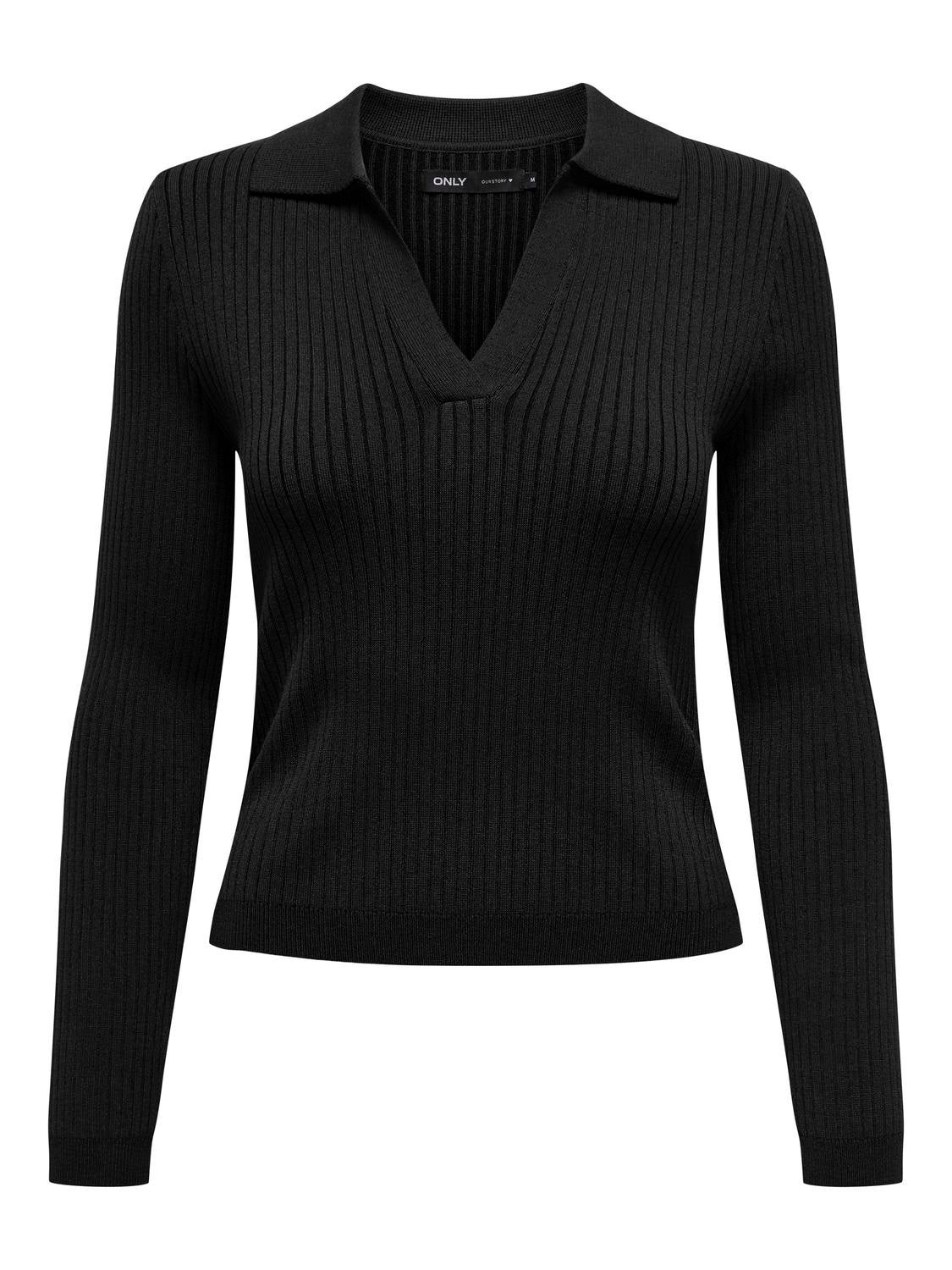 ONLKAYA Strickpullover Black