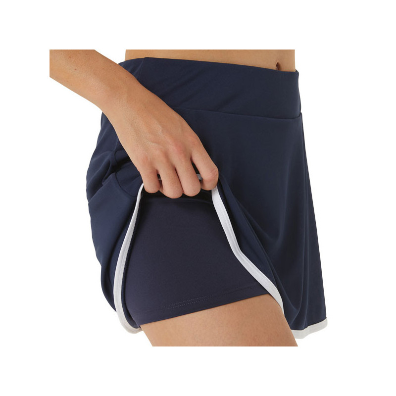 Jupe tennis femme Asics marine Court Skort