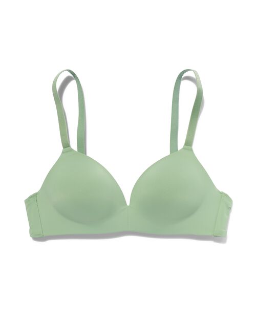 soutien-gorge préformé sans armatures recyclé/micro vert moyen