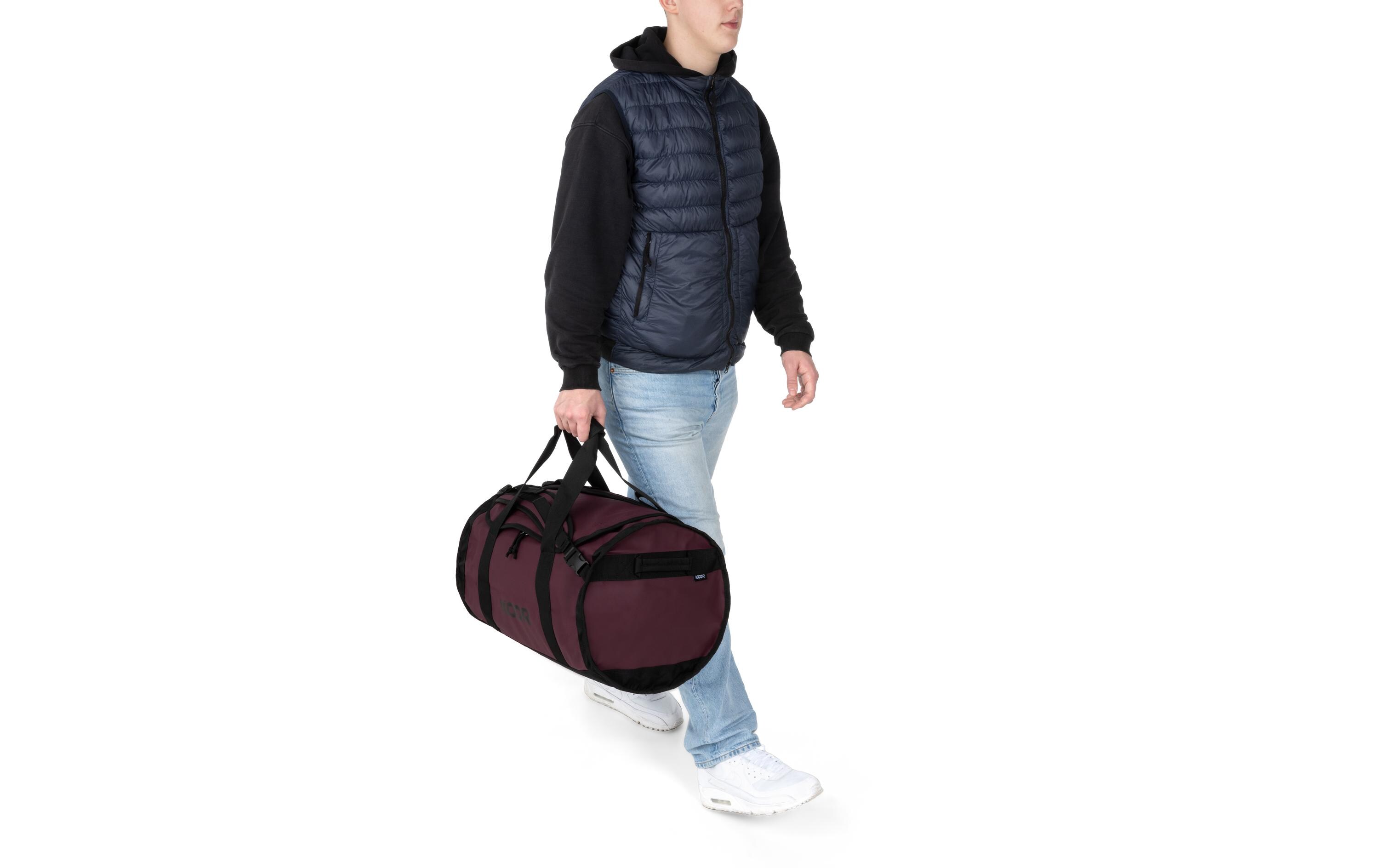 Duffle Bag Sooma 50 l, MaroonWasserabweisende Reisetasche