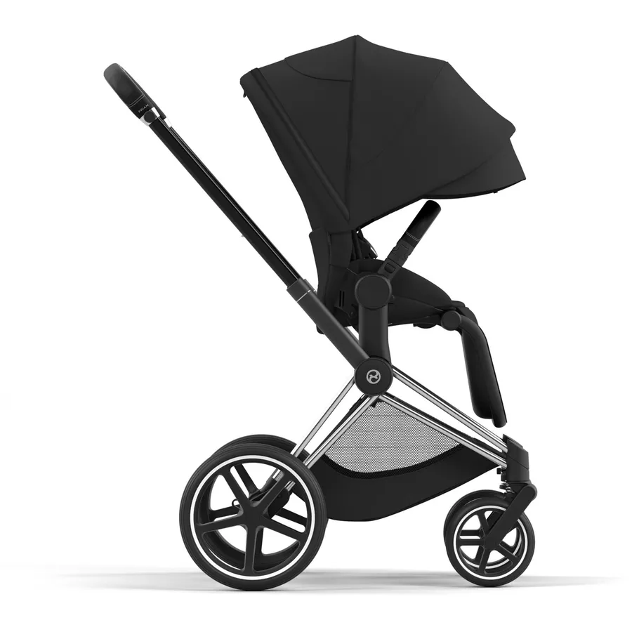 cybex PLATINUM Kombikinderwagen New Priam Chrome Black Sepia Black