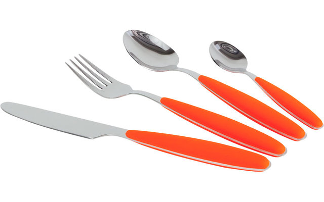 Gimex Edelstahlbesteck Set mit Soft-Touch-Griff 16 teilig