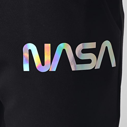 Short Jogging Iridescent Worm Logo Noir