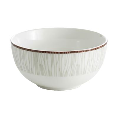 Vaisselle blanche en porcelaine émaillée