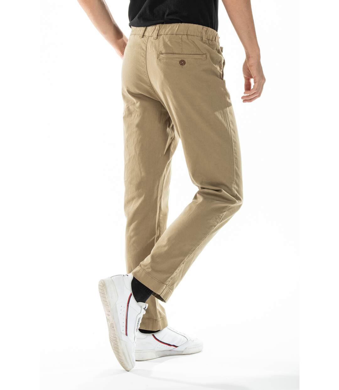 Pantalon chino taille élastiquée EPANT vert