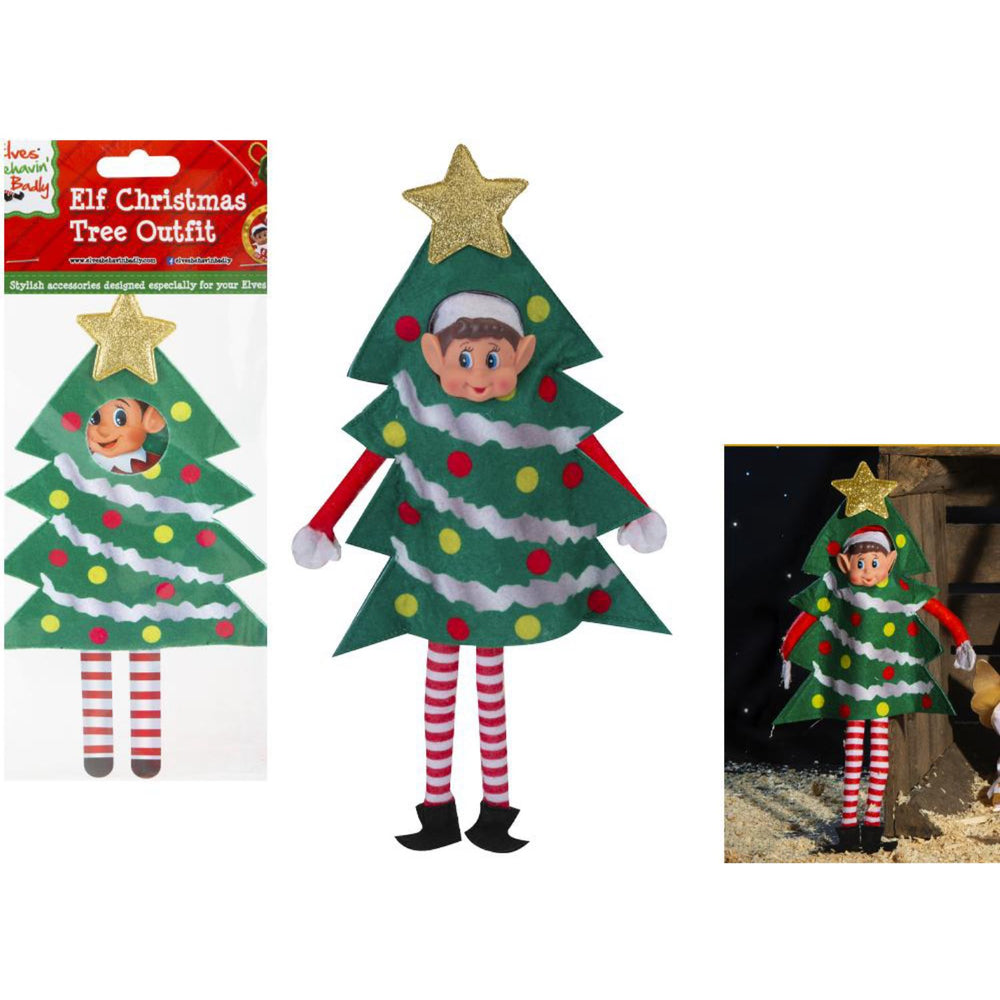 Køb Elves Behavin' Badley Elf Christmas Tree Kostume