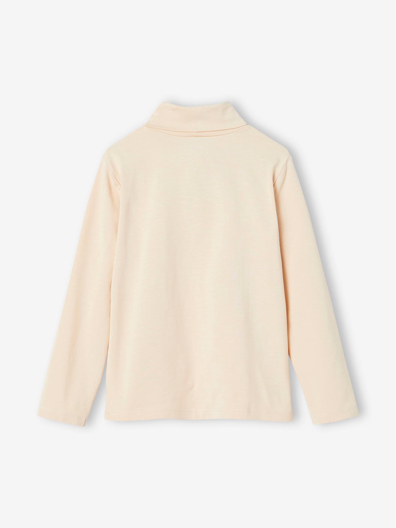 Conjunto de 3 camisetas de gola alta para meninas, cinza escuro bicolor/multicoloridas