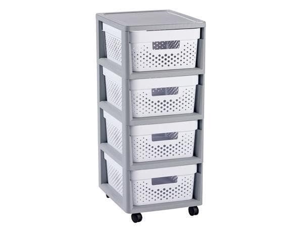 CURVER INFINITY BOOKCASE KD 4X10L OPENWORK