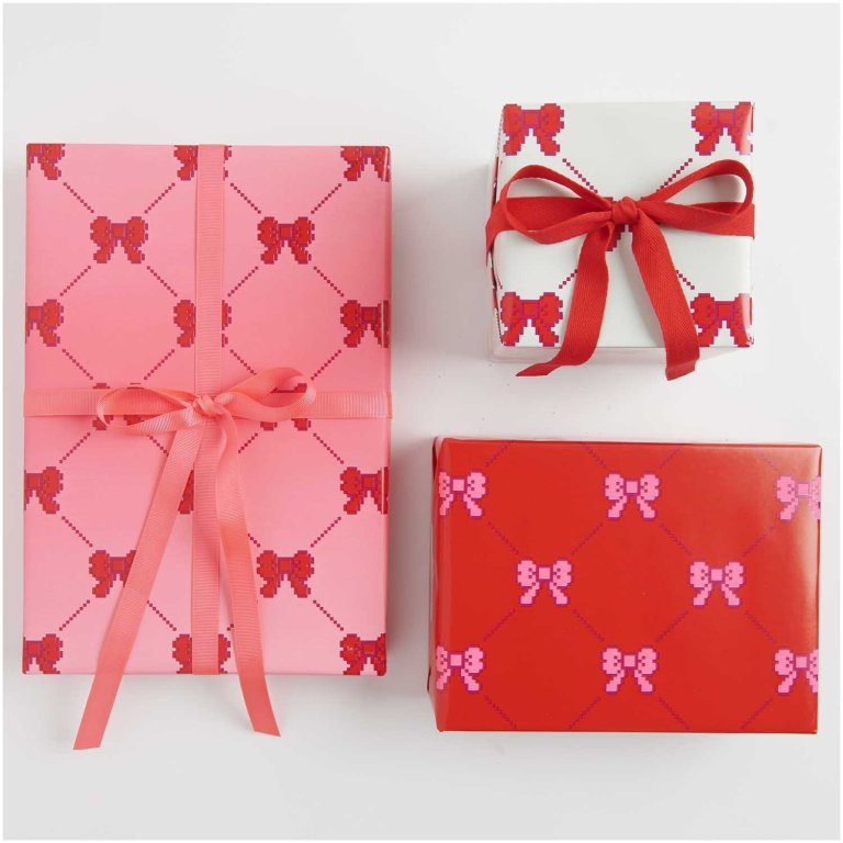 Geschenkpapier Rolle Paper Poetry Muster Pixel