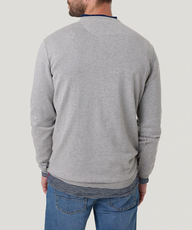 Pioneer Authentic Jeans Rundhalspullover , mit Rollkante