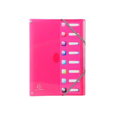 Exacompta Iderama - Trieur polypro 8 positions - disponible dans différentes couleurs