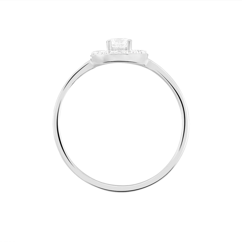 Bague Star Or Blanc Oxyde De Zirconium