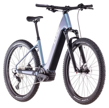 VTT Électrique Semi-Rigide Cube Reaction Hybrid Pro 800 Easy Entry Shimano Deore/Deore XT 12V 800 Wh 27.5'' Bleu Vert Smaragd 2025